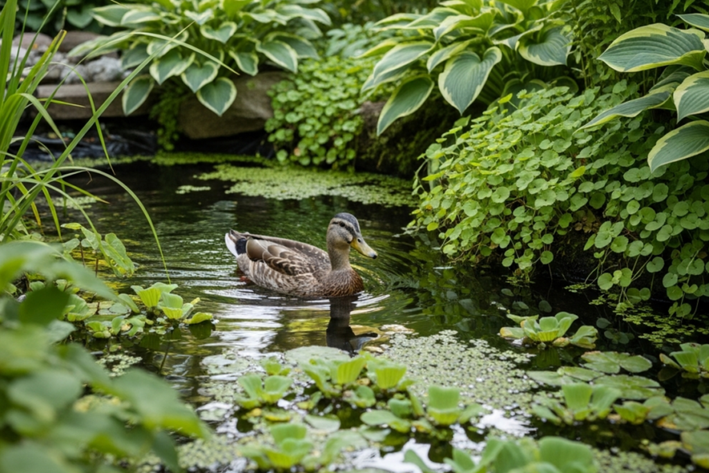 Self Cleaning Duck Pond