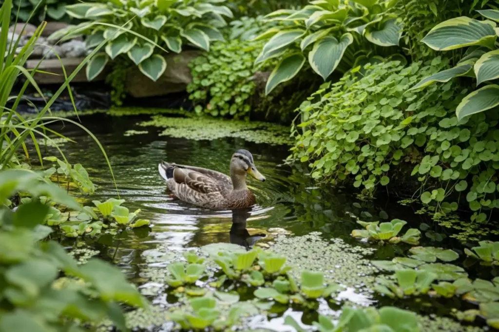 Self Cleaning Duck Pond
