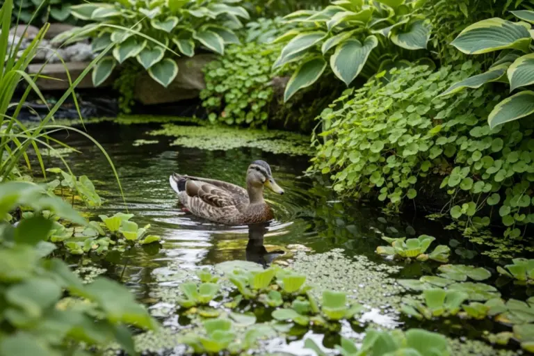 Self Cleaning Duck Pond